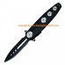 Black Modernized Stiletto w/ Blood Spring Assisted Hunting Pocket Tactical Knife